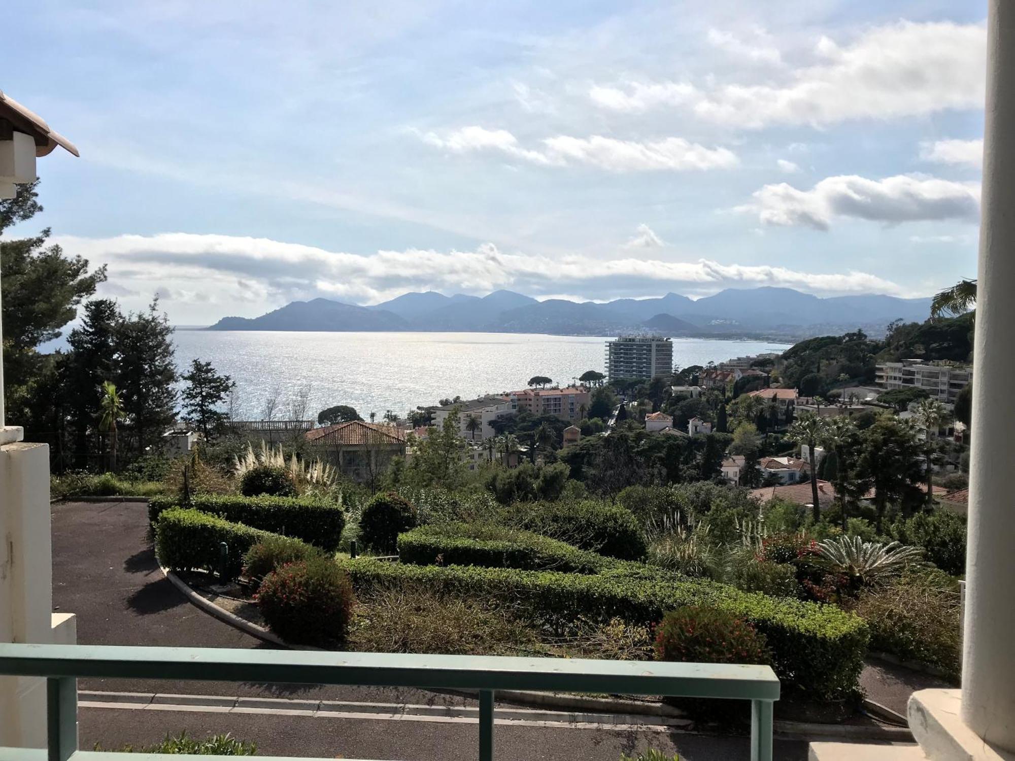 Appt Vue Mer Exceptionnelle Sur Baie De Cannes Exterior photo